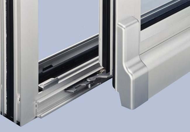 Patio Tilt&Slide The system Sliding system for small and medium window openings (up to 2m) The sash is parallel retracted and slid to the side The sliding hardware is based upon standard