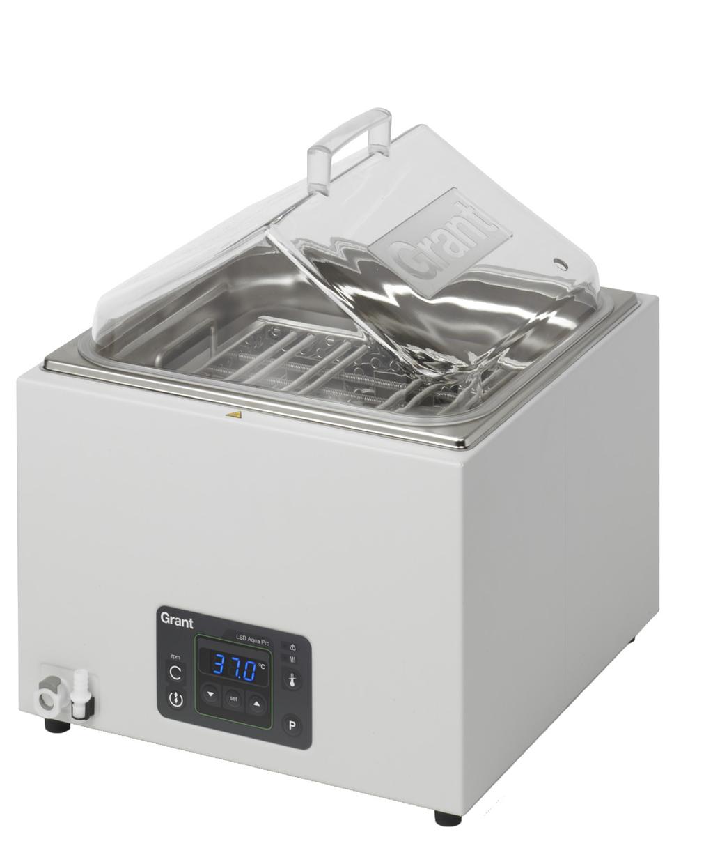 Shaking water baths» Linear shaking water bath LSB Aqua Pro range Linear shaking water bath LSB Aqua Pro range Grant quality and design combined with the temperature stability and functions you need