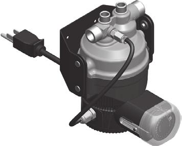 with a 6 ft. long, grounded cord. The Autocirc pump requires only 14 watts and 0.3 amps of power (see Fig. 1). Step 2 Autocirc pump and mounting bracket come preassembled.