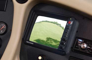 Add in side-view cameras to improve visibility, along with Halo leather driver and