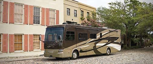 Meanwhile, under-coach storage space gives you ample room to store luggage, tailgating