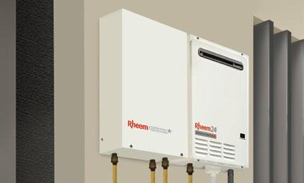 6 Star energy efficient Rheem Continuous Flow for hot water that never runs out. WITH RHEEM YOU RE IN CONTROL Rheem delivers added safety by putting you in control of the hot water in your home.