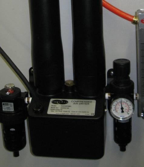 Incoming compressed air must be free of dirt, oil, moisture and filtered to 10 microns minimum. Incoming compressed air must not exceed 100 psig.