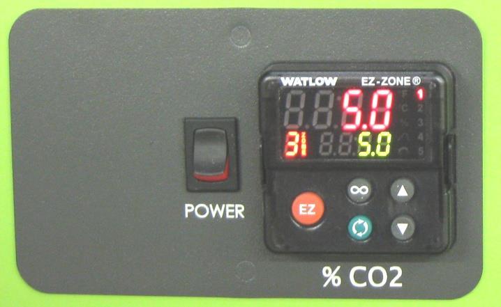 Changing the CO 2 Set-point (CO2C301) If an alternative CO 2 set-point is required, the following steps can be taken: Actual CO 2 Increase CO 2 Set-point Enable CO 2 Decrease CO 2 Set-point CO 2