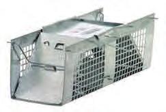 Two-Door Cage Traps Target Animal 1020 Mouse/Rat Mouse Sized Trap 2 Gravity Action Doors 10x3x3 1025