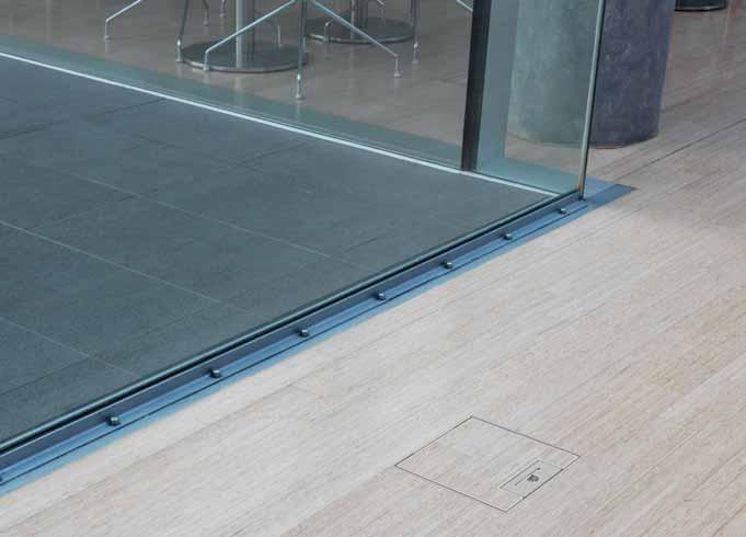 Underfloor systems Taking the strain by large numbers of people, electrical installations