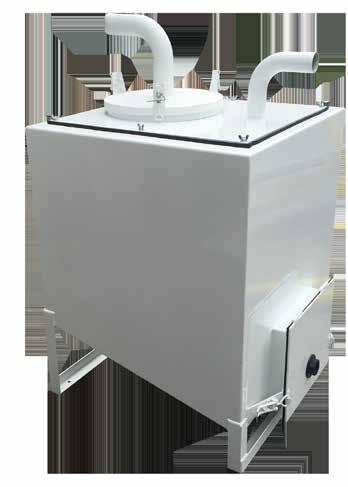 The first tank is a standard gutter wet and dry tank that has an incorporated filter and