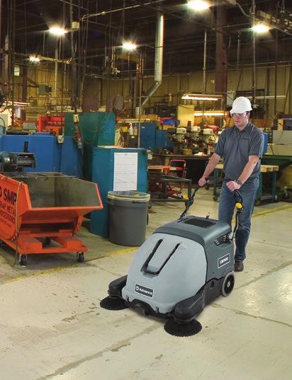 Keeping facilities clean is easy and cost effective with any of the Advance sweepers.