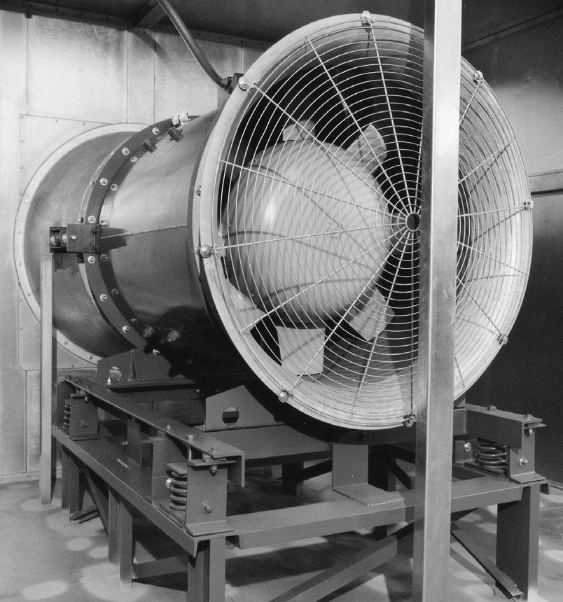 Fan Features This fan section is the heart of a Big Buffalo air handling system.