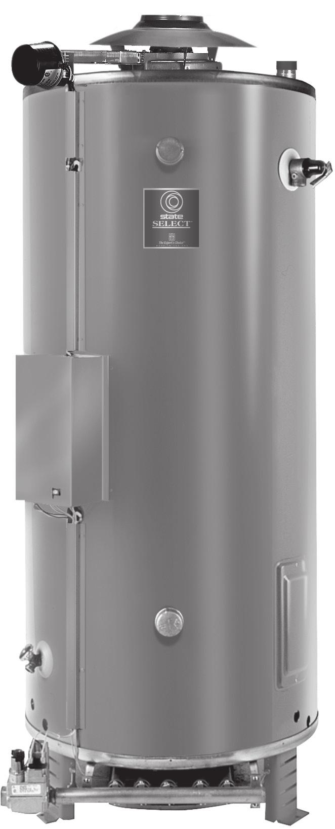 Instruction Manual commercial gas water heaters 500 Tennessee Waltz Parkway Ashland City, TN 37015 MODELS SBD71120(N,P)E thru SBD100390(N,P)E SERIES 118/119 INSTALLATION - OPERATION - SERVICE -
