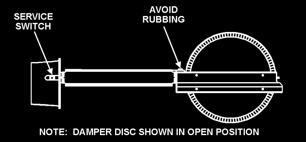 If the arrow does not point within the marked range on pipe nipple, adjust the pipe nipple to correct.