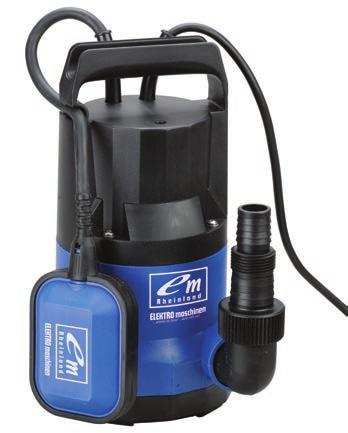 WATER PUMPS SPE 7002 Submersible pump SPE 7002 for draining infiltrating water, cellers or reservoirs.