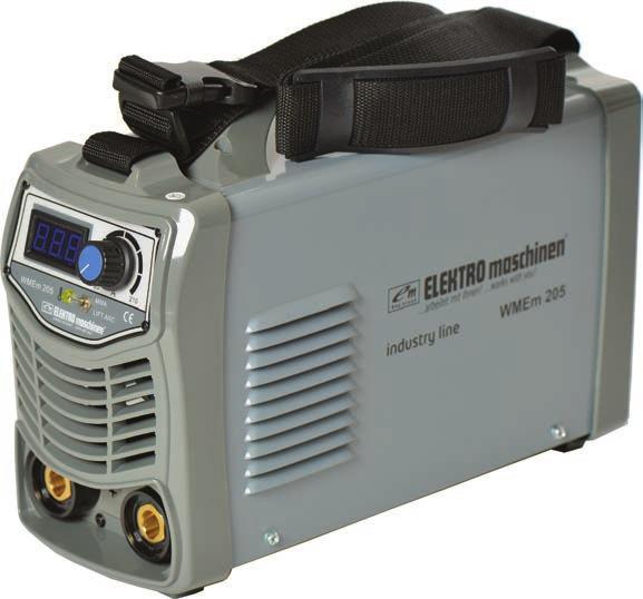 WELDING MACHINES INDUSTRY LINE Welding inverters from INDUSTRY LINE are innovative machines for industrial use. Their highest performance will satisfy the most demanding users.