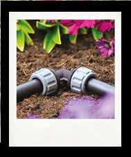 drippers positioned around your garden.