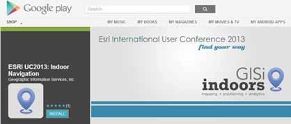 ESRI UC2013: Indoor Navigation App Android App by Geographic