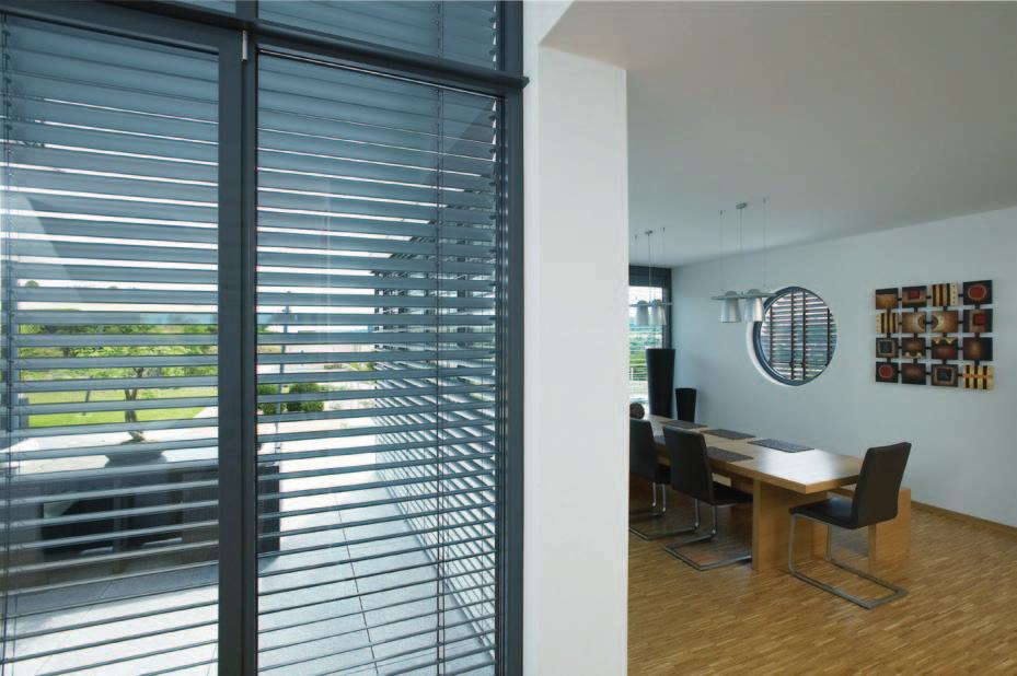 FIX slat system The new FIX slat system can provide shading for any window shape.