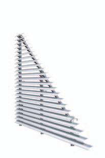 to comparable large slats. It is however not possible to raise or lower the slats.