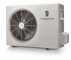 No other system matches the efficiency and performance of Friedrich's Precision Inverter It achieves better energy efficiency by using 1Hz increments.
