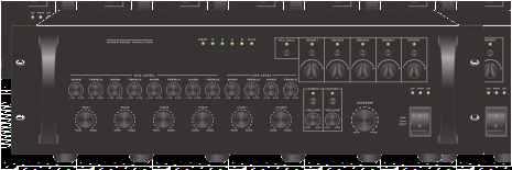 5 ZONES 240W MIXER AMPLIFIER (EACH ZONE HAS SEPARATE VOLUME CONTROL) NI-11240S 5 ZONES350W MIXER AMPLIFIER (PHONE JACK MIC INPUT) NI-11350 NI-11240S NI-11350 The NI-S series 5 zone mixer amplifiers