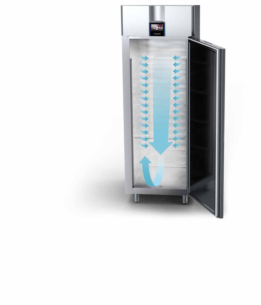Ecoguide for choosing your professional refrigerator 11 The ideal climate The Optiflow system* is the intelligent air circulation system that promotes a uniform temperature distribution within the