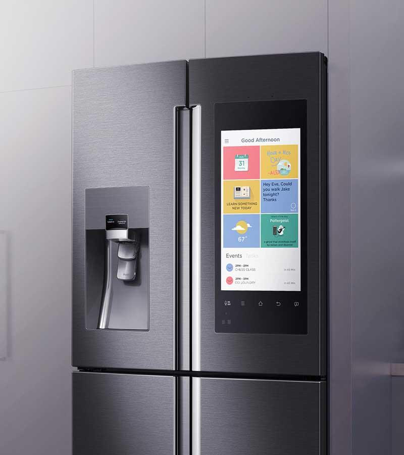 What s New? 3 Technology The Samsung Family Hub is an internet-ready, Wi-Fi enabled refrigerator.