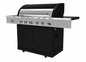 Specialist Deluxe Series II 4 & 6 Burner BBQ BQ8342 & BQ8362 FEATURES Deluxe BBQ featuring vitreous enamel body and #304 stainless steel fascia #304 Stainless steel hood includes glass window and