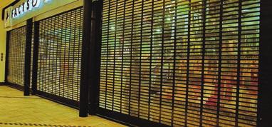 z Roller shutters are custom made to fit the opening with few restrictions as to size; their considerable strength provides excellent security and they are