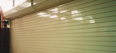 Tested using ISO s standard time temperature curve, reaching temperatures of over 1,000 C, the steel panelled shutters performed remarkeably: z 1½ hour