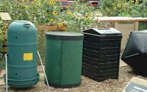 Samples of Compost tumblers If selecting a commercial bin, look for one that s easy to load and