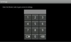 TOUCHSCREEN CONTROL PANEL KEYPAD CODES System setup, arming and disarming functions are controlled by your 4-digit keypad code.