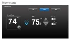TOUCHSCREEN CONTROL PANEL APPS Home Device Apps If you have purchased optional home devices such as cameras, thermostats or lighting modules, you can manage them through your touchscreen control