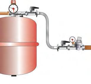 Close the boiler filling loop and drain cock. 7.