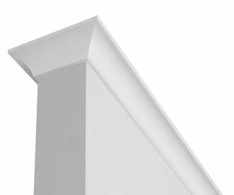 1.0 COVE SHEETROCK COVE CORNICE Using innovative core technology, SHEETROCK Cove is 5% lighter than previous USG
