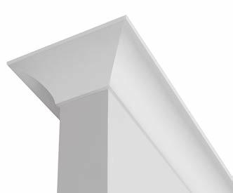 Encased in a strong 100% recycled paper liner, SHEETROCK Cove provides a more rigid cornice, making carrying,