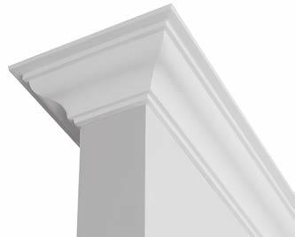 2.0 DECORATIVE CORNICE 2.6 SYDNEY 90mm With its combination of smooth curves and straight lines, Sydney is a stunning 90mm decorative cornice that adds style and elegance to any room.