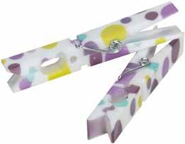 6cm Item #: 4720 Modern Floral Plastic lothespins Floral printed plastic clothespins. ecorative and functional.