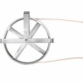 Oval guide keeps pulley on line. Item #: 277 7 Heavy uty lothesline Pulley Rust resistant finish.