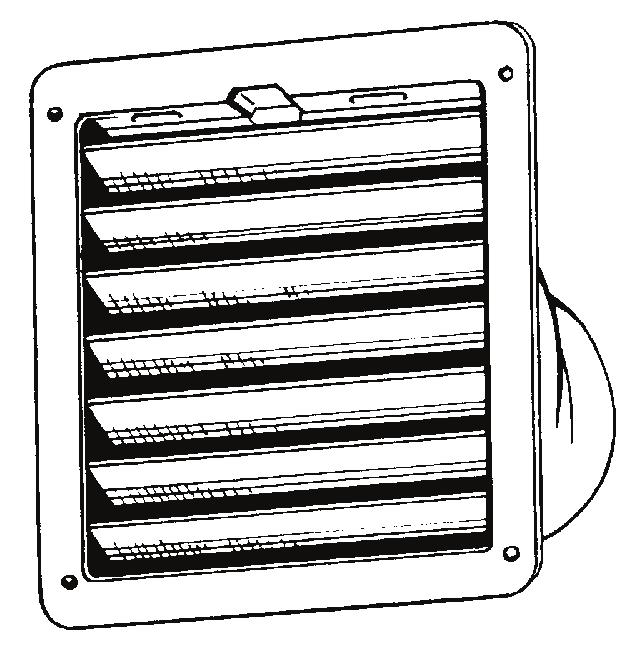 Fig. 10 Outdoor air intake grill 5.