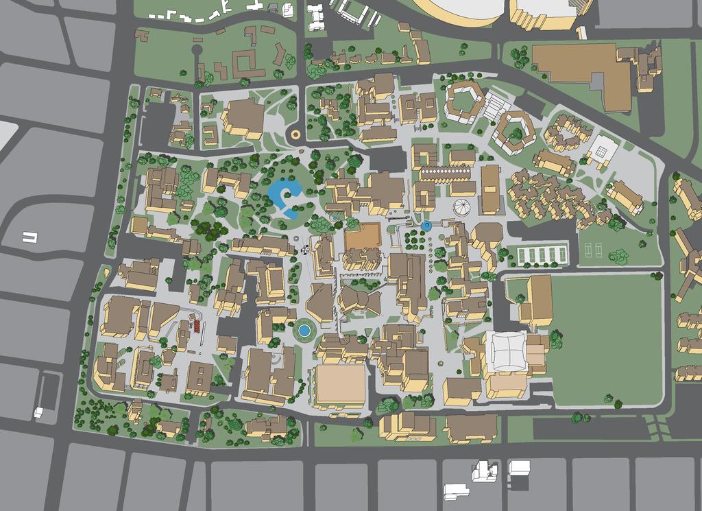 LAS LOMAS RD. JOHNSON FIELD Stanford UNM Main Campus Map CENTRAL AVE. LAS LOMAS RD. UNIVERSITY BLVD.