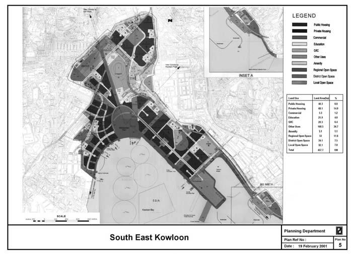 Chan New Towns in Hong Kong 185 Figure 5 South East Kowloon.