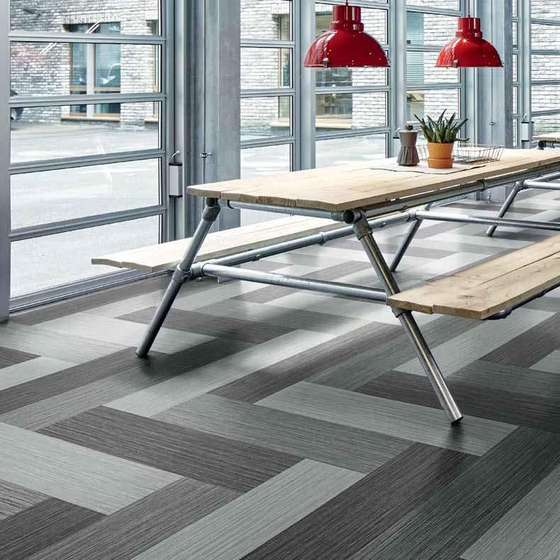 Application and use The performance attributes of Flotex, along with the design versatility of the Plank collection, make it ideal for use in workspaces as well as high traffic areas such as call