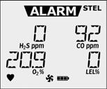Alarms Table 7 describes the detector alarms and corresponding screens.