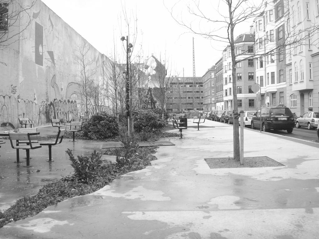 Fig. 7. Pocket park Odinsgale (Copenhagen) [Source: photo by author, 2010].