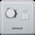 WALL CONTROLS & ACCESSORIES Residential Main Wall Controls Broan offers simple to more advanced wall controls to customize your fresh air system.