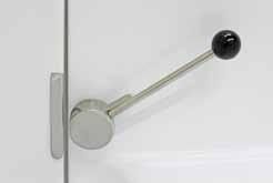 Do not use the door, door latch or faucet components as supports when entering the tub. Damage to tub or components due to misuse is not covered under warranty. Inward-Swinging Doors 1.