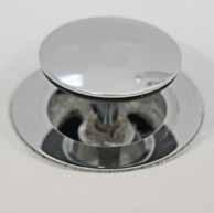 Scalloped Knob in Closed Position CLOSED DRAIN Stopper in Closed Position Lever in Closed Position Opening the Drain Twist the scalloped overflow knob and lever 45º clockwise until the stopper fully