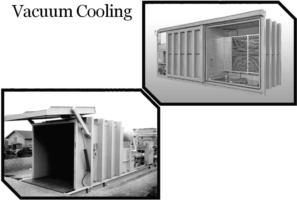 Vacuum Cooling Typical schematic of a vacuum cooler Condenser Evaporator