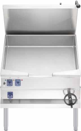 electrolux elco 900 19 Bratt/Braising pans The capacity is 80 /100 liters and flexible in application as grilling, shallow frying, simmering, sautè, soups and sauces can all be done in this single