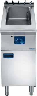 24 electrolux elco 900 Bain-marie The well has fully coved corners for ease of cleaning and the standing waste/drain pipe prevents overfill of the