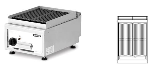 Value Engineering Without Compromise NGCB 4-60 AM GAS CHAR BROILER LIST PRICE: 1,678.